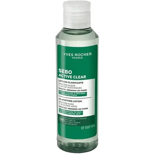 Лосьйон для обличчя  Yves Rocher Sébo Active Clear (Себо Актив Кліар) себорегуляція та очищення комбінованої, жирної та проблемної шкіри, 150 мл