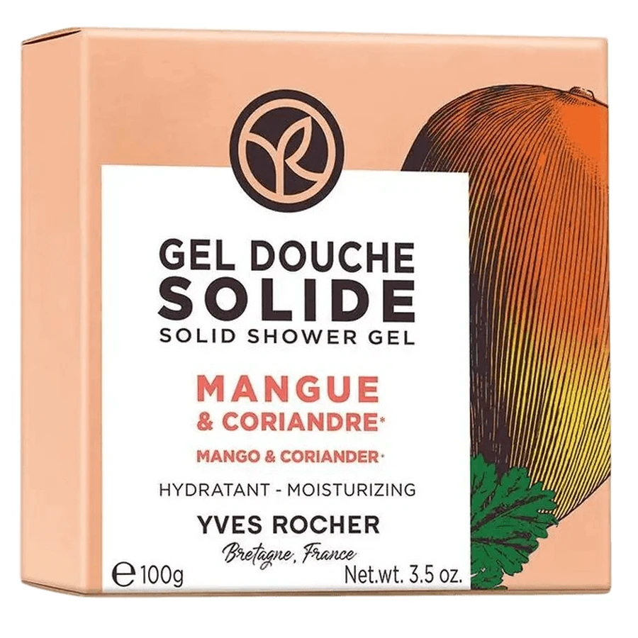 Твердый гель для душа Yves Rocher Манго-Кориандр, 100 г: цены и характеристики