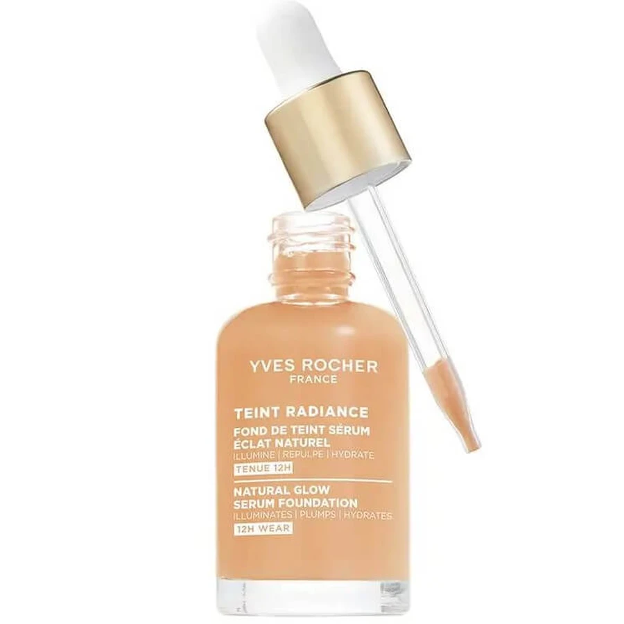 Тональная сыворотка Yves Rocher Натуральное сияние с гиалуроновой кислотой, розовый холодный 100, 30 мл: цены и характеристики
