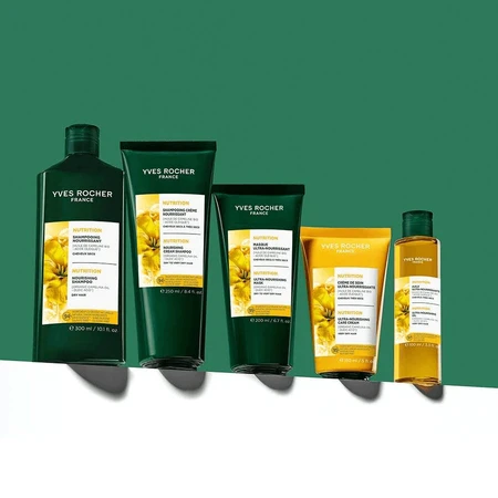 Шампунь Yves Rocher Питание и увлажнение с маслом камелины, 300 мл: цены и характеристики
