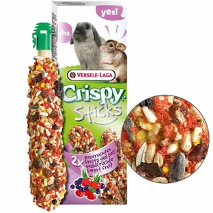 Versele-Laga Crispy Sticks Forest Fruit Ласощі Лісові фрукти для декоративних кроликів і шиншил, 2х55 г