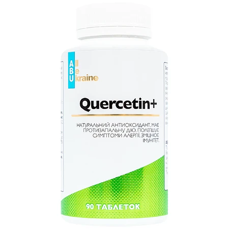 Кверцетин ABU Quercetin+, 90 таблеток: цены и характеристики