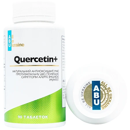 Кверцетин ABU Quercetin+, 90 таблеток: цены и характеристики