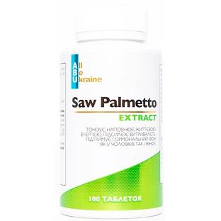 Екстракт Со Пальметто ABU Saw Palmetto, 100 таблеток