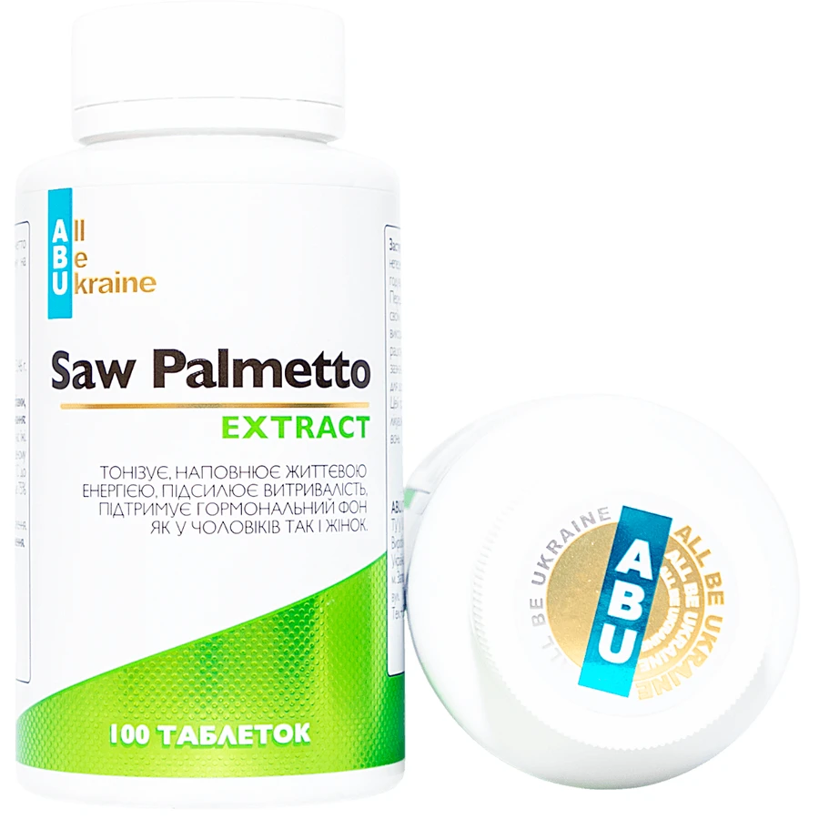 Экстракт Со Пальметто ABU Saw Palmetto, 100 таблеток: цены и характеристики
