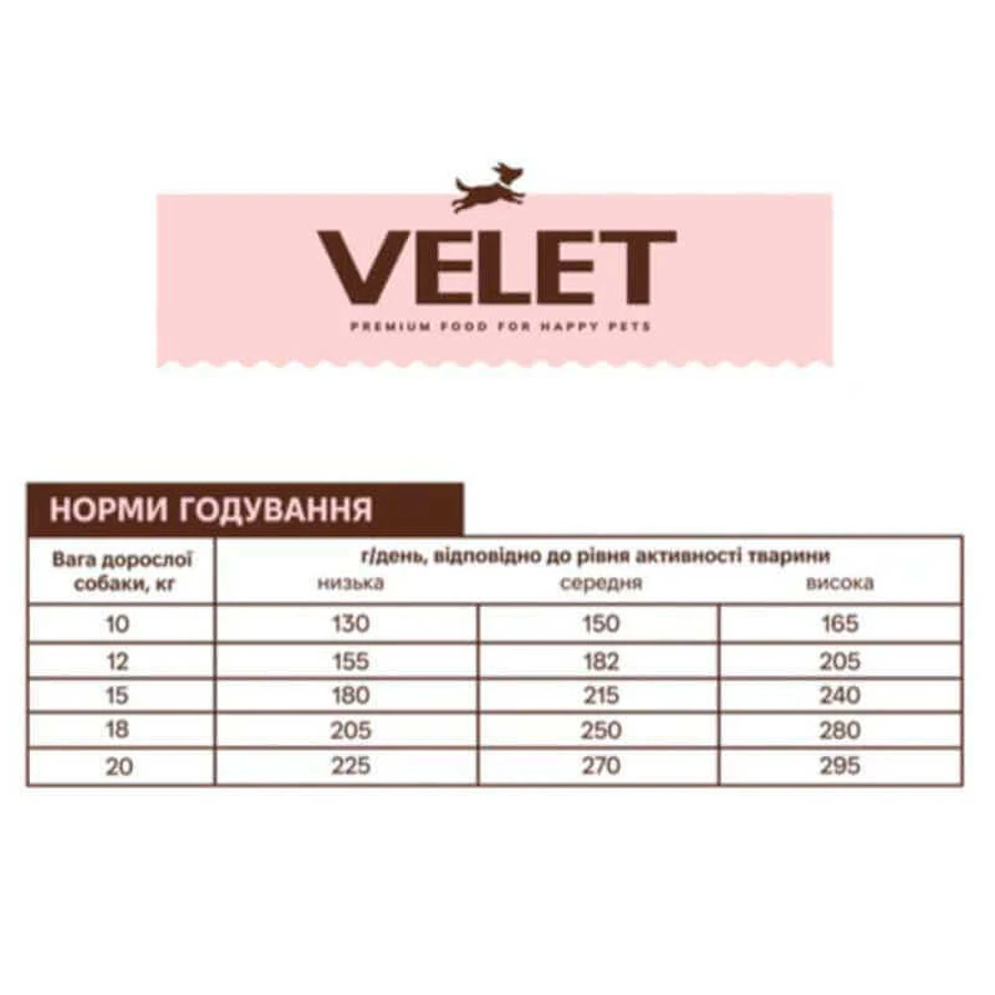 Velet Сухой корм Курица и бурый рис для взрослых собак средних пород, 2 кг: цены и характеристики