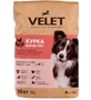 Velet Сухий корм Курка та бурий рис для дорослих собак середніх порід, 10 кг