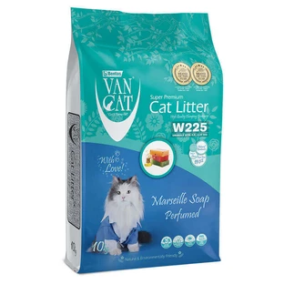 VanCat Cat Litter Marseille Soap Бентонітовий наповнювач для котячого туалету з ароматом Марсельского мила, 10 кг