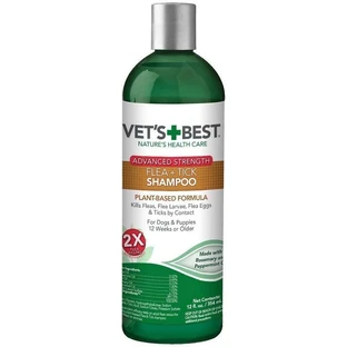 VET`S BEST Flea&Tick Shampoo Шампунь проти бліх для собак та цуценят, 355 мл