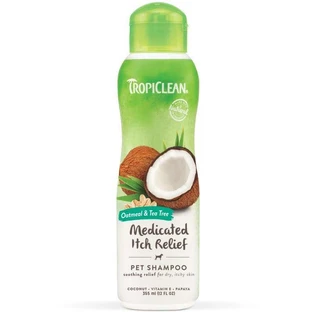 Tropiclean Medicated Oatmeal & Tea Tree Шампунь вівсяний з екстрактом чайного дерева для собак і котів, 355 мл