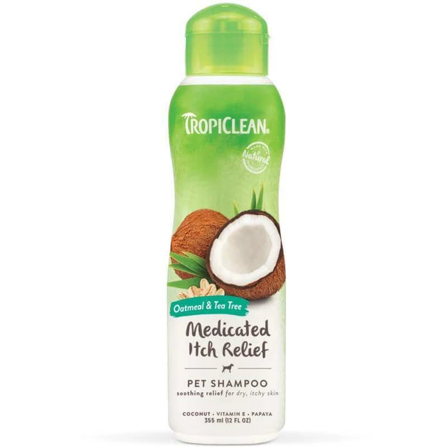 Tropiclean Medicated Oatmeal & Tea Tree Шампунь вівсяний з екстрактом чайного дерева для собак і котів, 355 мл: ціни та характеристики