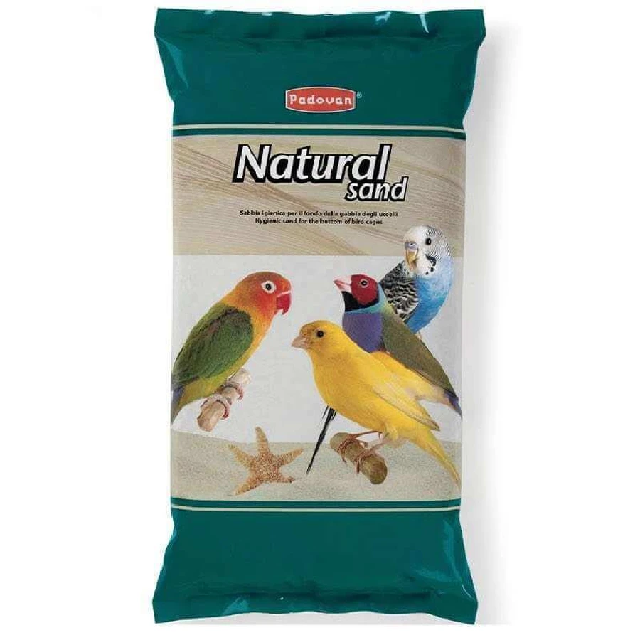 Padovan Natural Sand Наполнитель для клеток птиц, 5 кг: цены и характеристики