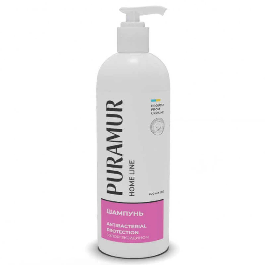 PURAMUR Antibacterial Protection Шампунь антибактериальный с хлоргексидином для собак и кошек, 200 мл: цены и характеристики