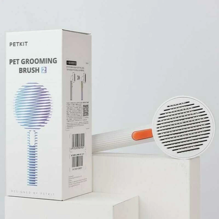 PETKIT Pet Grooming Brush 2 Щітка для домашніх тварин, 20х8х7 см (Білий): ціни та характеристики