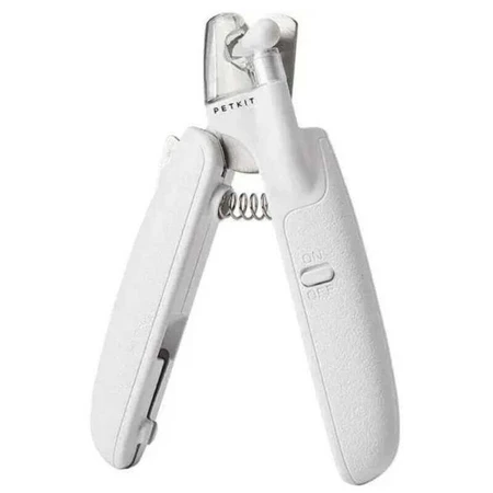 PETKIT LED Pet Nail Clipper PRO Кусачки з підсвічуванням для кігтів домашніх тварин, 15х3х6 см (Білий): ціни та характеристики