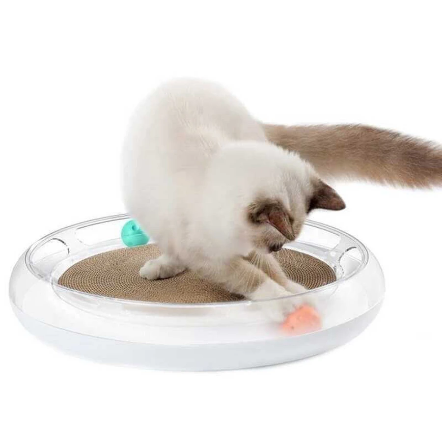 PETKIT Fun Cat Scratcher 4 in 1 Ігровий комплекс для котів, 44x44x7,1 см: ціни та характеристики