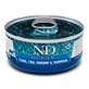 Farmina N&D Grain Free Ocean Tuna, Cod, Shrimp&Pumpkin Adult Cat - Беззерновой консервированный корм с тунцем, щепкой и креветками для кошек 70 г
