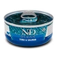 Farmina N&D Grain Free Ocean Tuna&Salmon Adult Cat - Беззерновий консервований корм з тунцем і лососем для котів 70 г