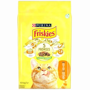 Friskies (Фріскіс) - Сухий корм з куркою та овочами для активних котів 10 кг