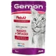 Gemon Cat Adult Chunkies with Beef & Vegetables - Влажный корм с говядиной и овощами для взрослых кошек (кусочки в желе) 100 г