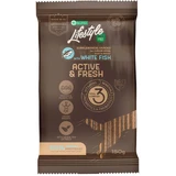 Nature's Protection Lifestyle Grain Free White fish Active & Fresh Беззернові ласощі з білою рибою для активних молодих собак, 150 г
