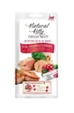 Natural Kitty Creamy Treats Tuna with salmon & cranberry Лакомство Крем-снек со вкусом тунца, лосося и клюквы для кошек, 4х12 г