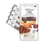 Natural Kitty Creamy Treats Chicken, liver&flaxseed Ласощі Крем-снек зі смаком курки, печінки та насіння льону для котів, 4х12 г: ціни та характеристики
