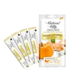 Natural Kitty Chicken&pumpkin Ласощі Крем-снек зі смаком гарбуза та курки для котів, 4х12 г: ціни та характеристики