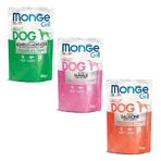 Monge Grill Adult Dog Multipack Lamb&Pork&Salmon Набір паучів з ягням та овочами, свининою, лососем для собак великих порід, 100 г х 12 шт: ціни та характеристики