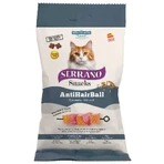 Mediterranean Natural Serrano Snacks AntiHairBall Salmon&Tuna Натуральні ласощі з лососем і тунцем для котів, що сприяють виведенню грудочок шерсті з ШКТ, 50 г: ціни та характеристики