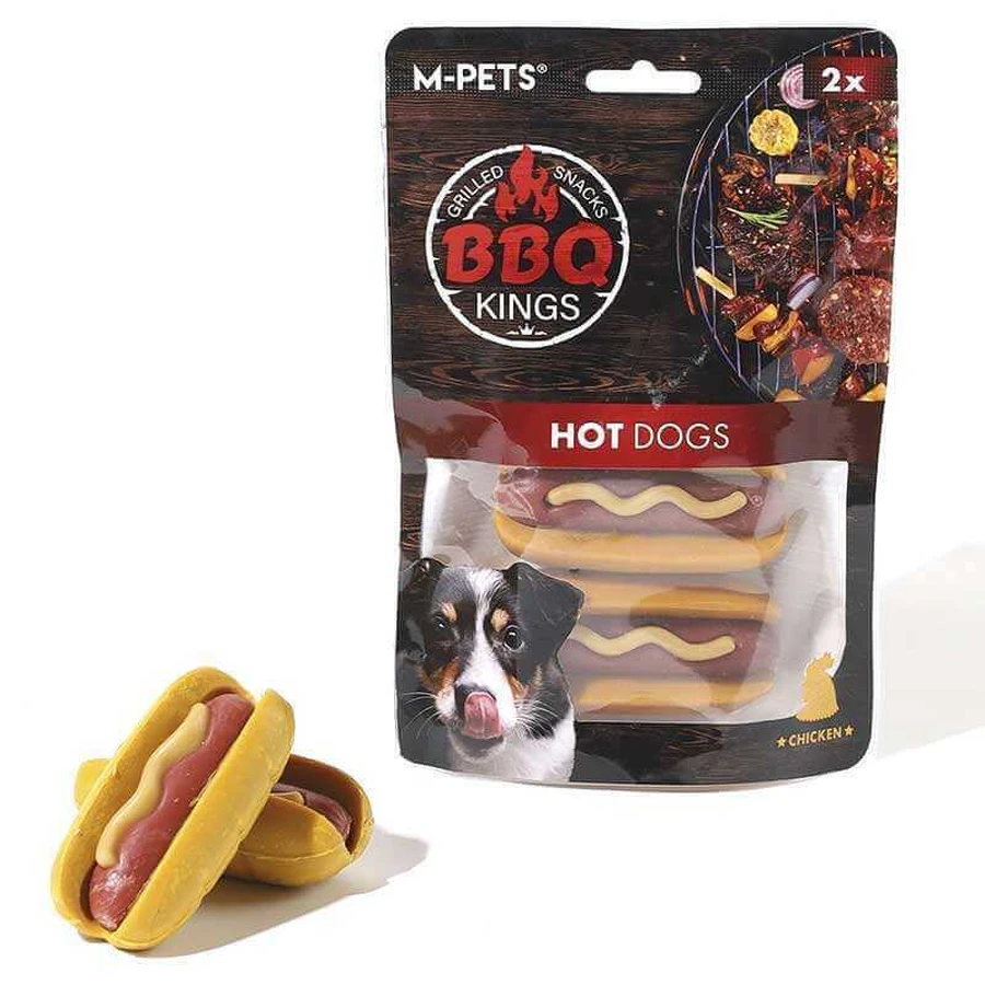 M-Pets Snacks & rawhide BBQ Kings Hot dog Закуска Хот-доги для собак, 135 г: ціни та характеристики