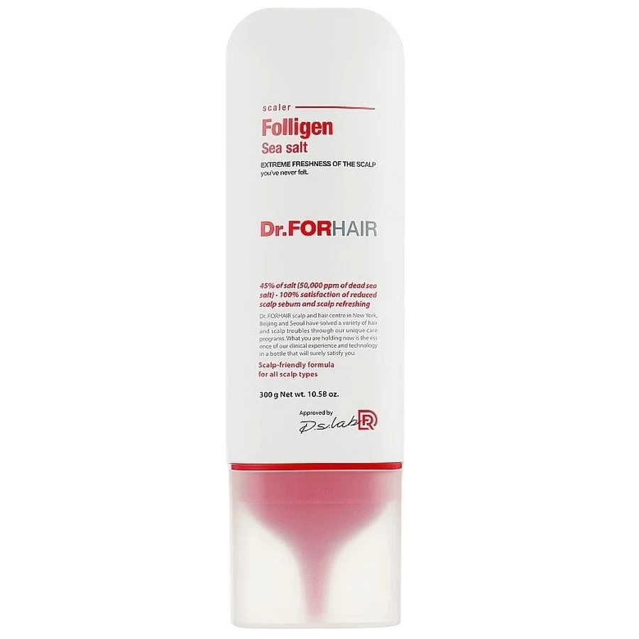 Пилинг для кожи головы Dr.FORHAIR Sea Salt Scaler с частицами соли мертвого моря, 300 мл: цены и характеристики