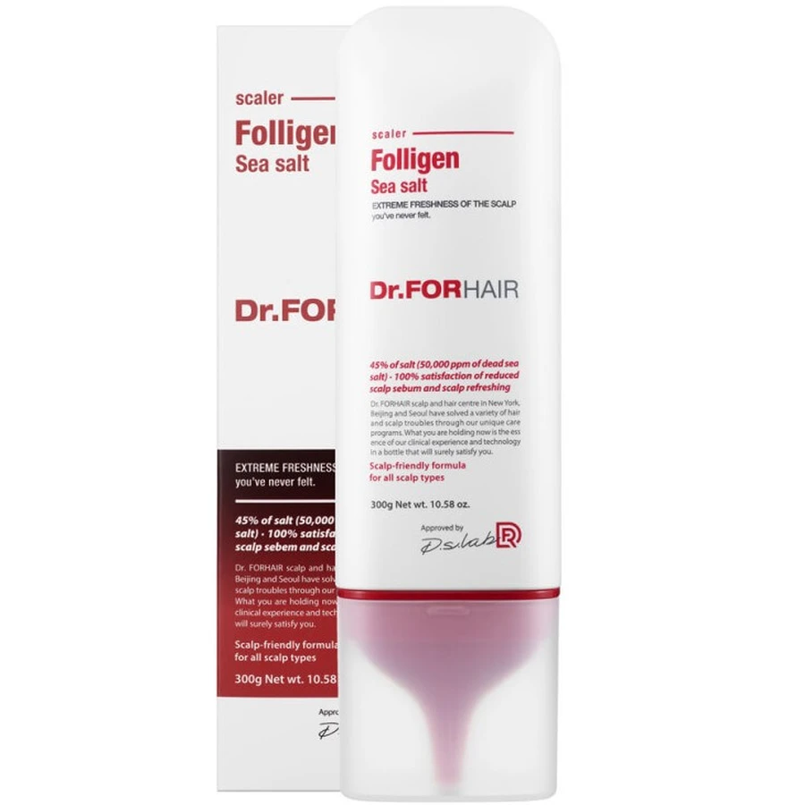 Пилинг для кожи головы Dr.FORHAIR Sea Salt Scaler с частицами соли мертвого моря, 300 мл: цены и характеристики