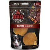 M-Pets Snacks & rawhide BBQ Kings Cheese Burgers Закуска Сирні бургери для собак, 130 г (2 шт)