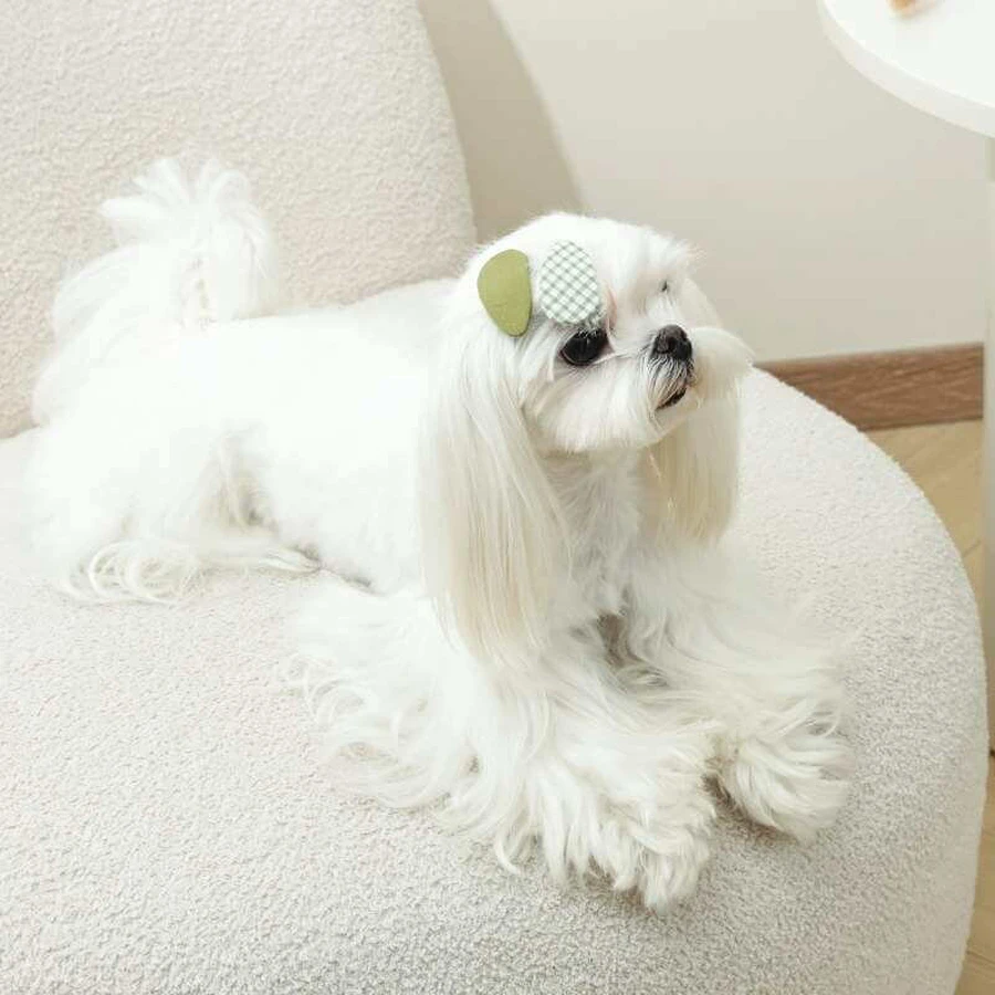 M-Pets Glam Набір заколок для собак, 2 шт. (Салатовий / Білий): ціни та характеристики