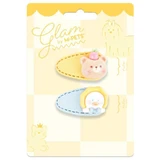 M-Pets Glam -Набор заколок (мишка и уточка) для животных, 2 шт