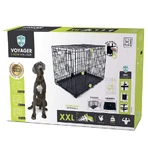 M-Pets Voyager Wire Crate 2 doors Дротова клітка з 2 дверима та запатентованим замком Securo lock для собак, XXL (122х76х84 см) (Чорний): ціни та характеристики