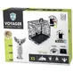 M-Pets Voyager Wire Crate 2 doors Проволочная клетка с 2 дверьми и запатентованным замком Securo lock для собак, XS (46x30x35,6 cм) (Черный)