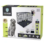 M-Pets Voyager Wire Crate 2 doors Дротова клітка з 2 дверима та запатентованим замком Securo lock для собак, XL (106,5х71х76 см) (Чорний): ціни та характеристики