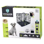 M-Pets Voyager Wire Crate 2 doors Дротова клітка з 2 дверима та запатентованим замком Securo lock для собак, S (61х46х48 см) (Чорний): ціни та характеристики