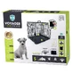 M-Pets Voyager Wire Crate 2 doors Дротова клітка з 2 дверима та запатентованим замком Securo lock для собак, S (61х46х48 см) (Чорний)