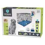 M-Pets Voyager Wire Crate 2 doors Дротова клітка з 2 дверима та запатентованим замком Securo lock для собак, XL (106,5х71х76 см) (Синій): ціни та характеристики