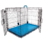 M-Pets Voyager Wire Crate 2 doors Дротова клітка з 2 дверима та запатентованим замком Securo lock для собак, XL (106,5х71х76 см) (Синій): ціни та характеристики