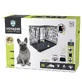 M-Pets Voyager Wire Crate 2 doors Проволочная клетка с 2 дверьми и запатентованным замком Securo lock для собак, M (76x48x53 см) (Черный)