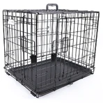 M-Pets Voyager Wire Crate 2 doors Проволочная клетка с 2 дверьми и запатентованным замком Securo lock для собак, M (76x48x53 см) (Черный): цены и характеристики