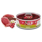 Farmina N&D Quinoa Urinary Adult Cat - Беззерновой консервированный корм с уткой и клюквой для профилактики мочекаменной болезни у кошек 70 г: цены и характеристики