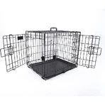 M-Pets Voyager Wire Crate 2 doors Дротова клітка з 2 дверима та запатентованим замком Securo lock для собак, L (91,5х58,5х63,5 см) (Чорний): ціни та характеристики