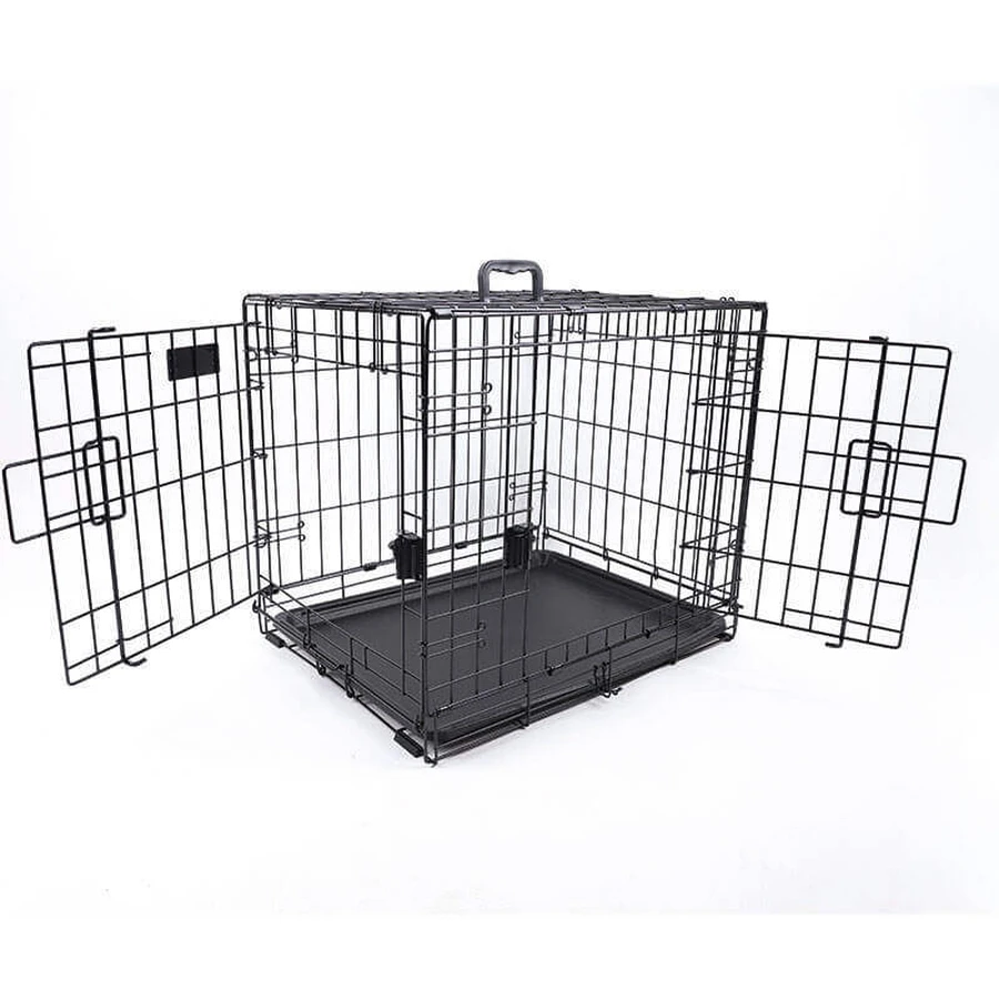 M-Pets Voyager Wire Crate 2 doors Дротова клітка з 2 дверима та запатентованим замком Securo lock для собак, L (91,5х58,5х63,5 см) (Чорний): ціни та характеристики