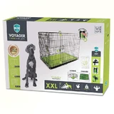 M-Pets Voyager Wire Crate 2 doors Дротова клітка з 2 дверима та запатентованим замком Securo lock для собак, XXL (122х76х84 см) (Зелений)