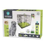 M-Pets Voyager Wire Crate 2 doors Проволочная клетка с 2 дверьми и запатентованным замком Securo lock для собак, XL (106,5х71х76 см) (Зеленый): цены и характеристики